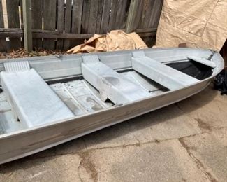 14’ Aluminum Row Boat