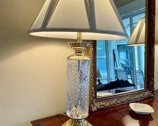 Waterford Crystal Lamps $300 each