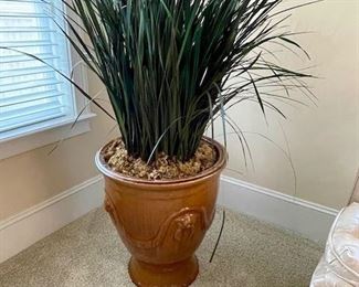 Grass in Large Ceramic Planter $295   WAL