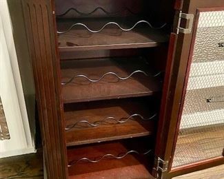 Wine Cabinet w/Removable Tray $275