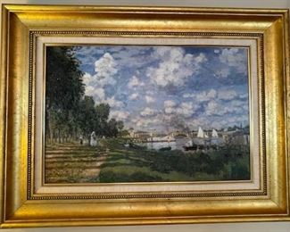 Claude Monet Art on Canvas Print $125