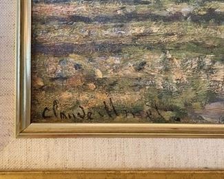 Claude Monet Art on Canvas Print $125
