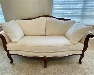 Ethan Allen Brocade Loveseat $2200