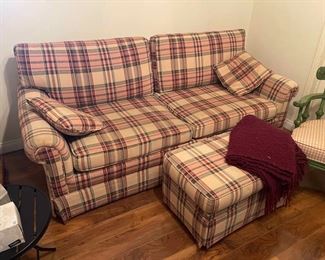 PLAID COUCH/LOVESEAT