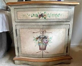 FLORAL NIGHT STAND