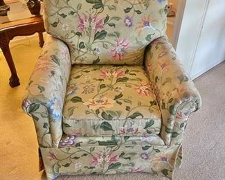 FLORAL ARM CHAIR