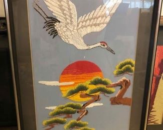 Vintage Japanese embroidery