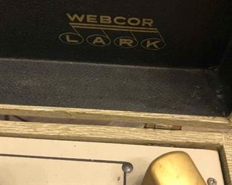 WEBCOR LARK RECORD PLAYER