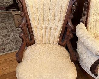 #42 Eastlake Set Chair $2500 set/ Ladies Chair
