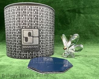Swarovski Crystal Butterly in Original Box