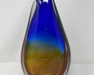 Novica Art Glass Vase Brazil