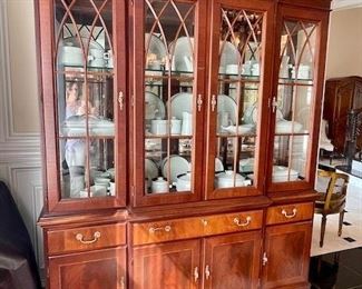Ethan Allen Lighted China Cabinet $1295