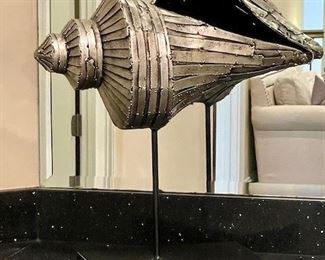 Metal Shell on Stand $40 