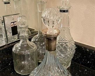 Crystal Decanters $75 Each 