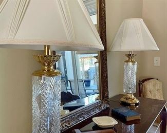 Waterford Crystal Lamps $300 each