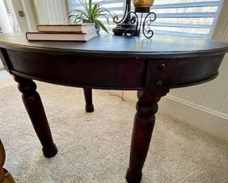 Oval Wood Occasional Table