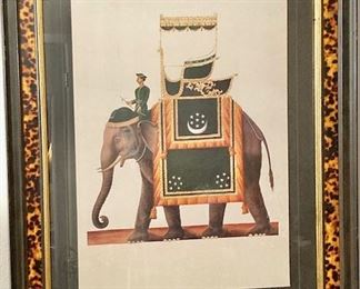 Indian Ceremonial Elephant Modern Art Print.