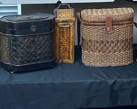 Selection of Decorative Baskets and Boxes.