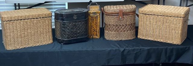 Selection of Decorative Baskets and Boxes.