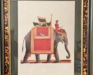 Indian Ceremonial Elephant Modern Art Print.