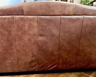 Large Deep 7ft Leather Sofa. Great Condition.