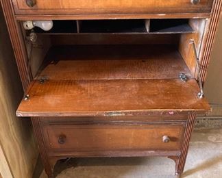 Antique Dresser with Secretary Desk.