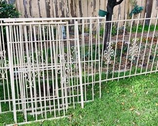 Vintage Wrought Iron Fencing.