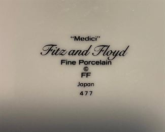 Fitz & Floyd Set. Medici. 65 Pieces.