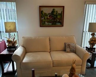 sofa and 2 end tables