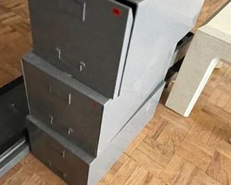 Metal file boxes (many available)