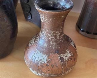 Tingkeramic Vase with hearts 