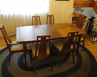 American Martinsville Dining Room Table and Chairs