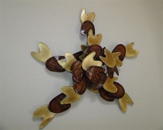 Large MCM metal sculpture looks like a turtle to me!