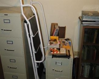 File Cabinets, step ladder