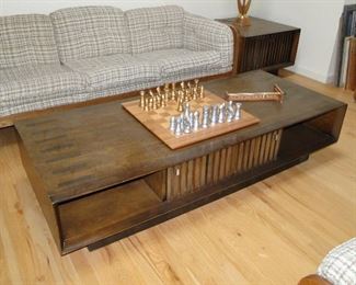 Lane Coffee Table, Drueke Chess Set