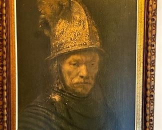 Portrait of a Man with Golden Helmet