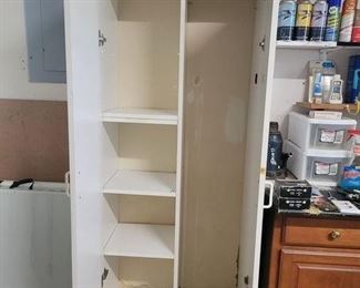 Storage Cabinet with shelves 
72" tall
16" deep
30" wide