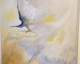 Large Mid-century art, original