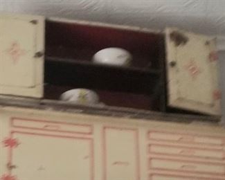 Vintage metal kitchen, toy