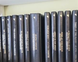 Lots of books including this Agatha Christie series