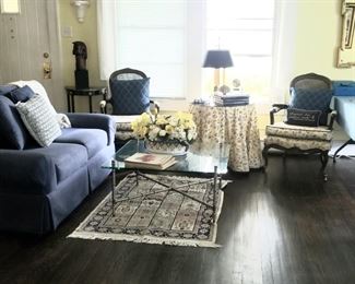 view into the living room