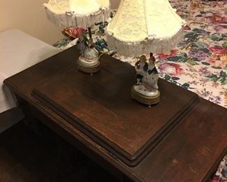Sewing machine, lamps