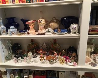 Head vases, miscellaneous