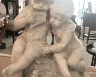 Large Cherub Plaster