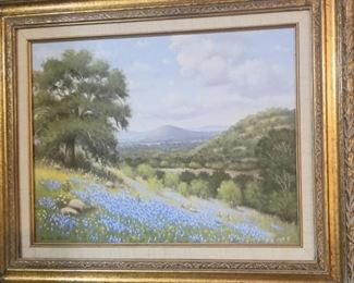 Original Bluebonnet painting