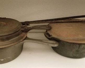 Selection of cast iron pots, more available 