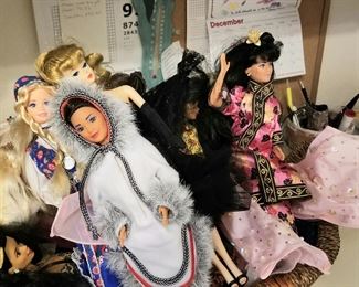 Barbies from around the world