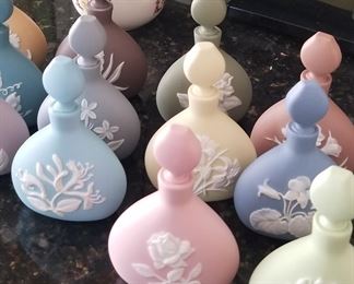 Colorful perfume bottles with stoper, small