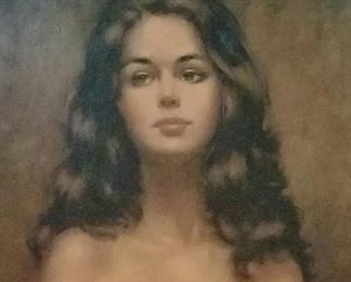 Beautiful large vintage Nude