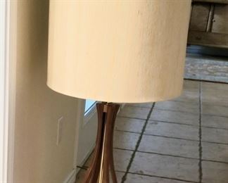 Large MCM Lamp with wood base